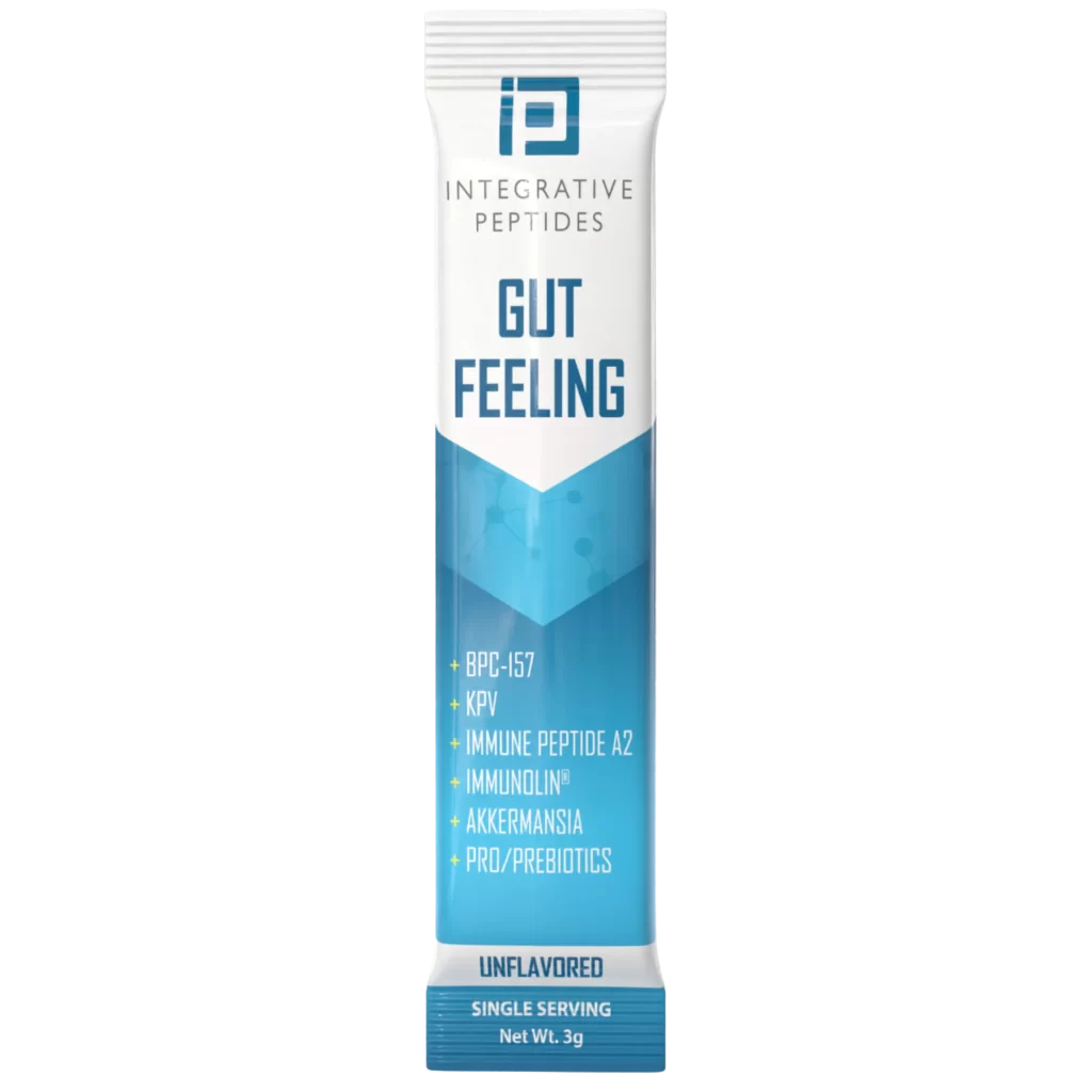 Gut Feeling™ Travel Sachets – Unflavored by Integrative Peptides