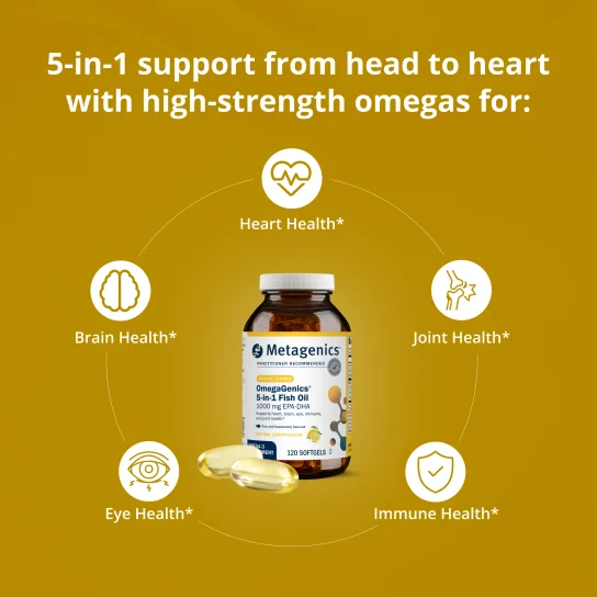 OmegaGenics® Fish Oil EPA-DHA 1000 mg by Metagenics