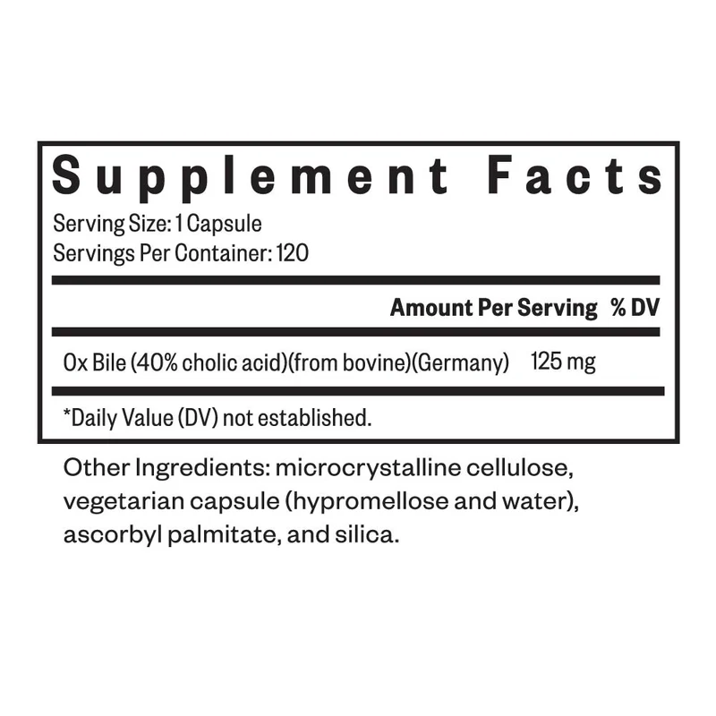Ox Bile By Seeking Health
