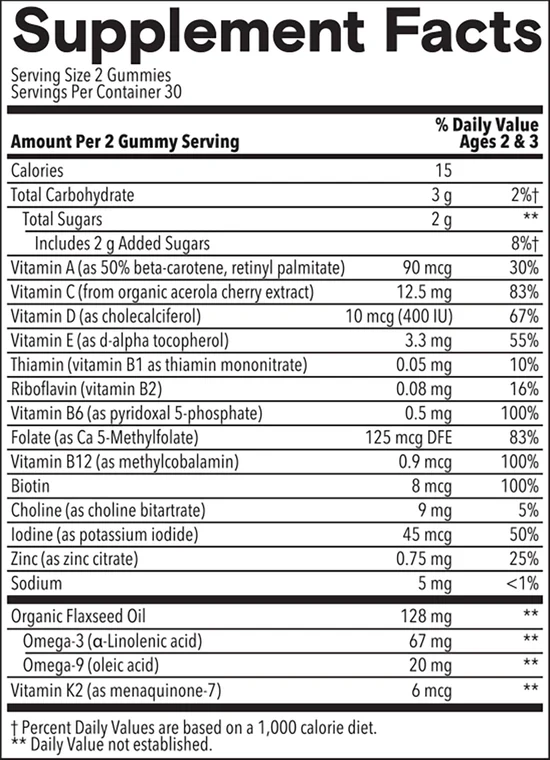 Toddler Organic Multi & Omegas by Smarty Pants