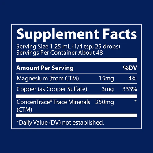 Ionic Copper by Trace Minerals