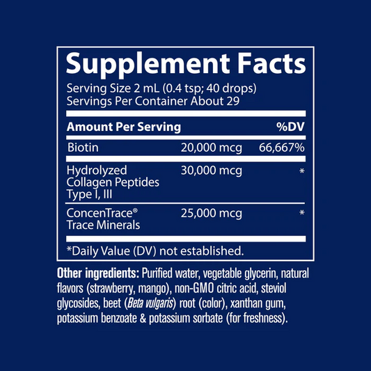 Ionic Biotin + Collagen by Trace Minerals
