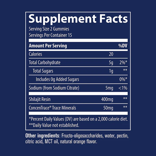 Shilajit Gummies by Trace Minerals