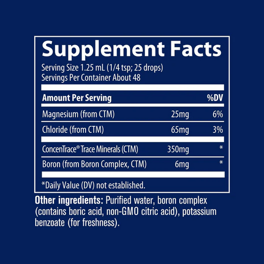 Ionic Boron by Trace Minerals