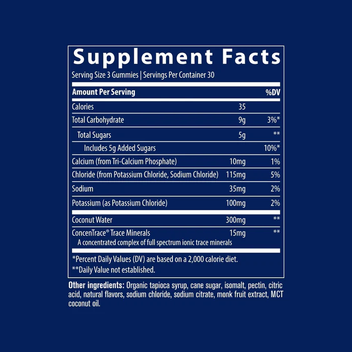 Electrolyte Stamina Gummies by Trace Minerals