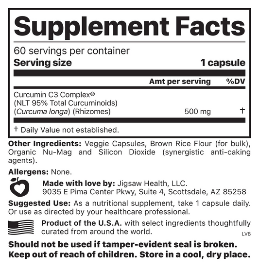 Jigsaw Curcumin C3 Complex®