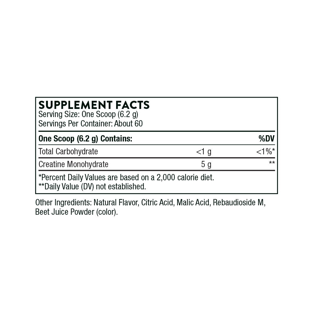 Creatine(Flavored) 60 Scoops By Thorne