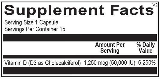 Vitamin D3 50,000 IU 10 Packs (15CT Per Pack) by Ortho Molecular