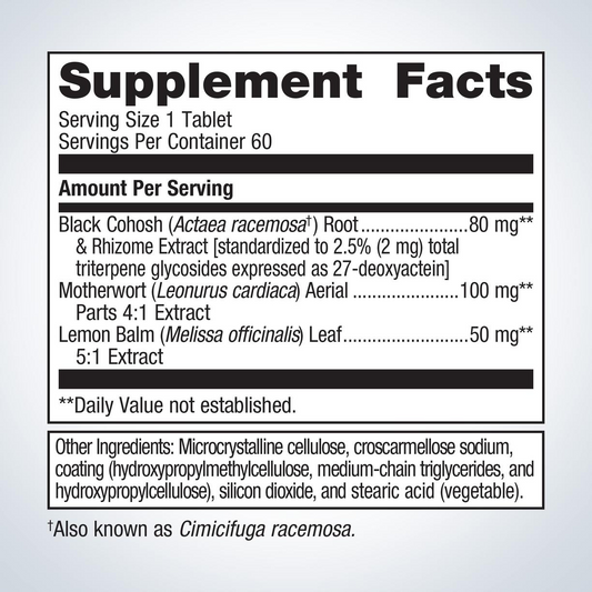 Black Cohosh Plus® By Metagenics