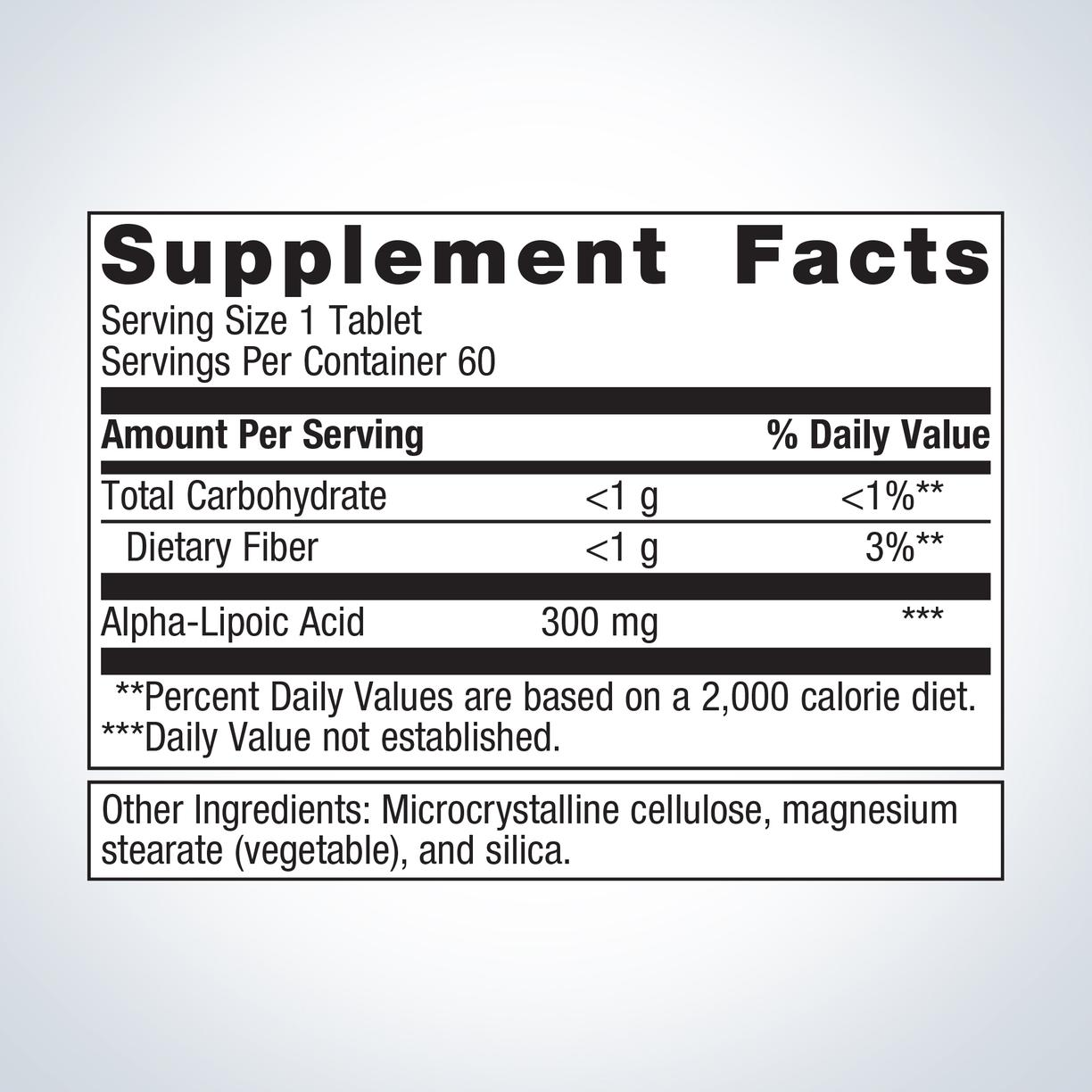 Alpha-Lipoic Acid 300 mg By Metagenics