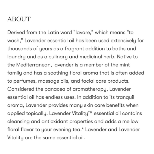 Lavender Essential Oil