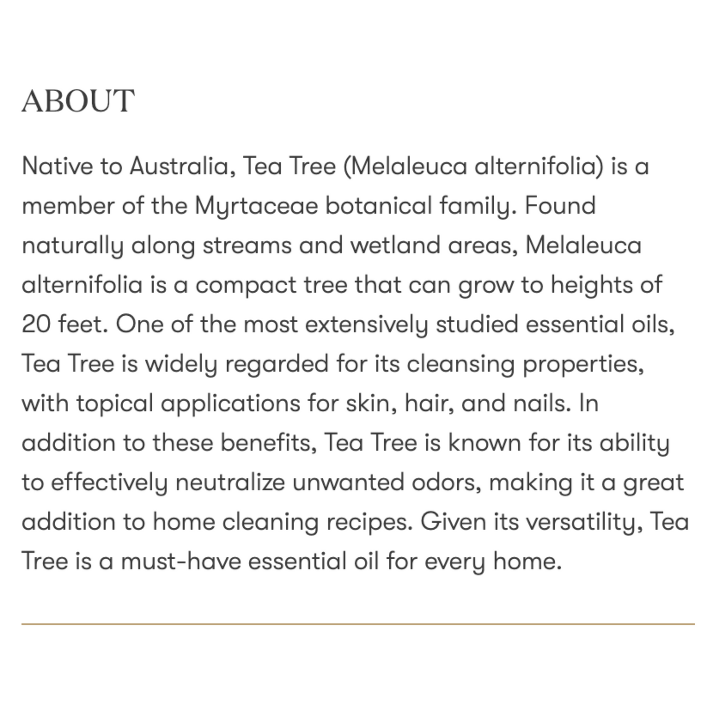 Tea Tree Oil by Young Living