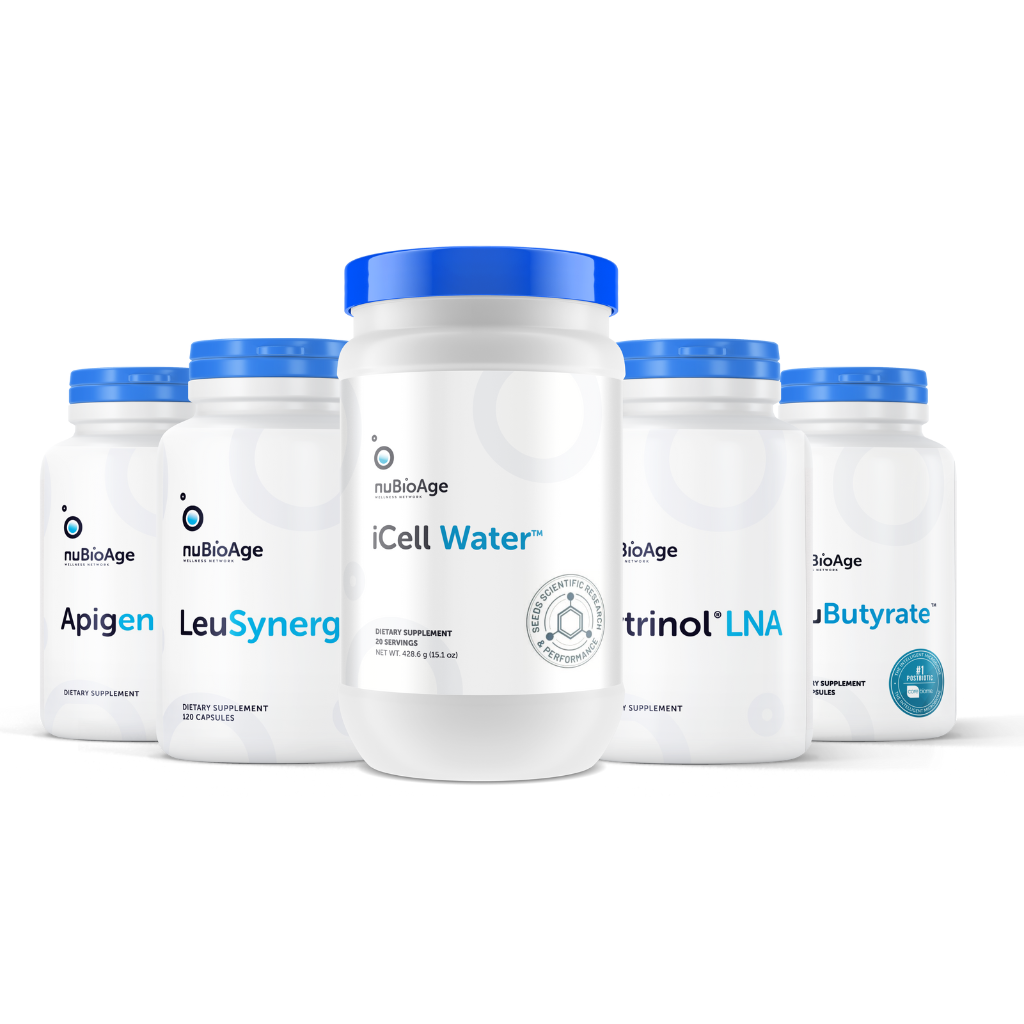 NuBioAge cellular health supplements for longevity