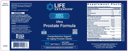 Ultra Prostate Formula by Life Extension