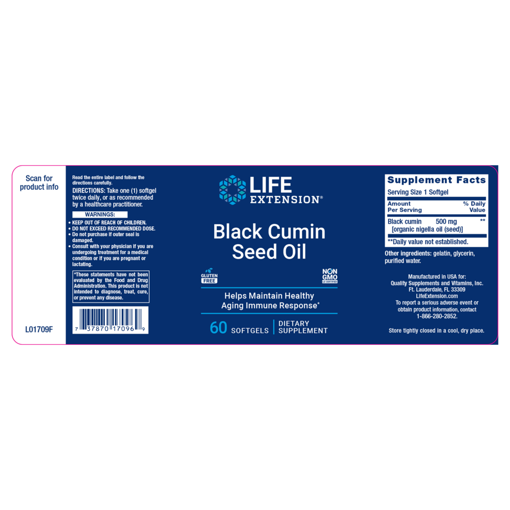 Black Cumin Seed Oil by Life Extension