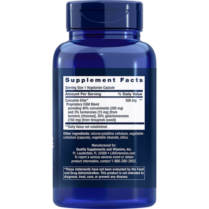 Curcumin Elite™ Turmeric Extract by Life Extension