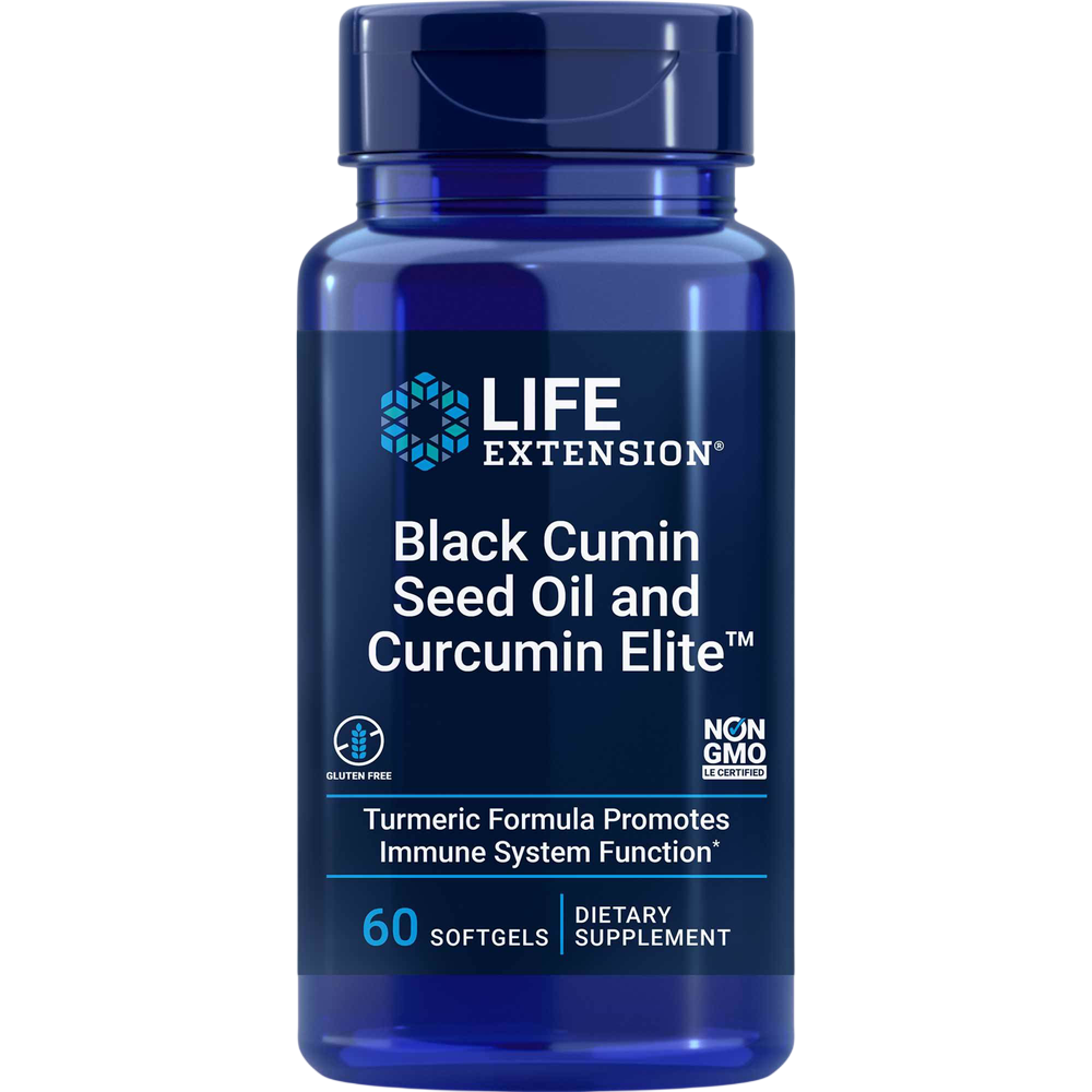 Black Cumin Seed Oil and Curcumin Elite™ Turmeric Extract by Life Extension