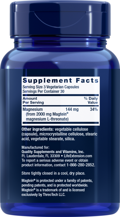 Neuro-Mag® Magnesium L-Threonate by Life Extension