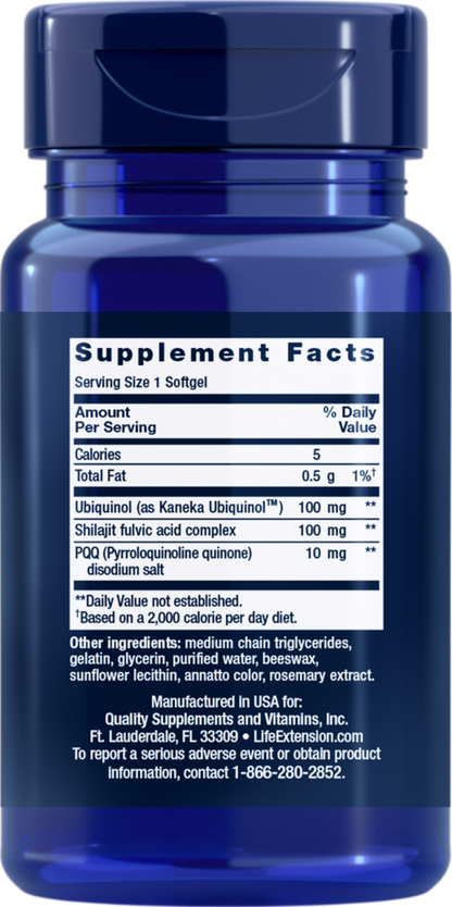 Super Ubiquinol CoQ10 with PQQ by Life Extension