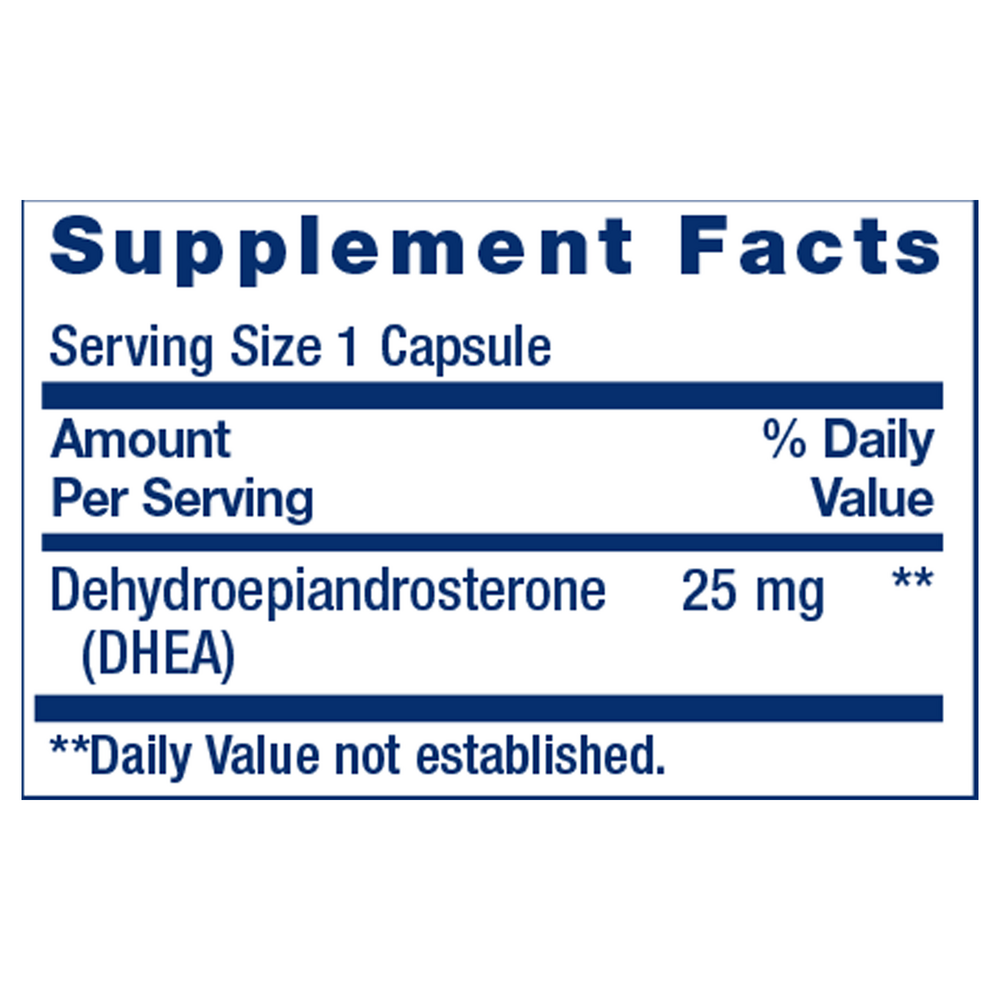 DHEA 25mg by Life Extension