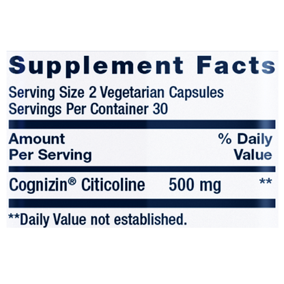 Citicoline (CDP-Choline) by Life Extension