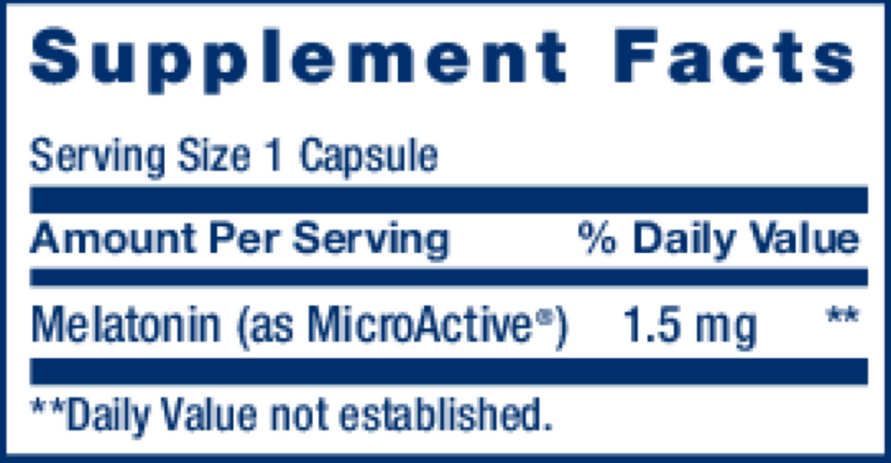 Melatonin IR/XR 1.5mg by Life Extension