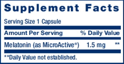Melatonin IR/XR 1.5mg by Life Extension