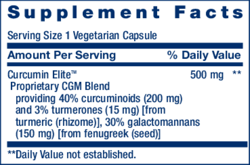 Curcumin Elite™ Turmeric Extract by Life Extension