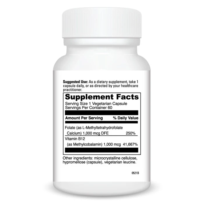 5-MTHF/B12 MC2000 (60) By Davinci Labs SF