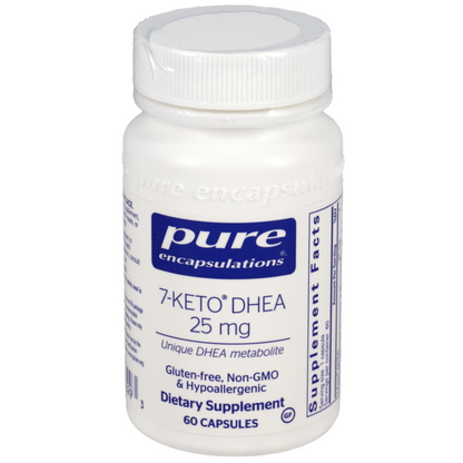 7 Keto DHEA 25 Mg Pure Encapsulations Bottles
