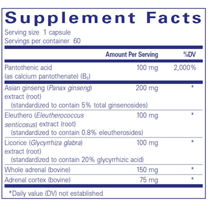 ADR Formula Pure Encapsulations Ingredients