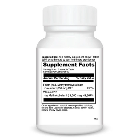 Active Folate B12 Chewable (60) By Davinci Labs SF