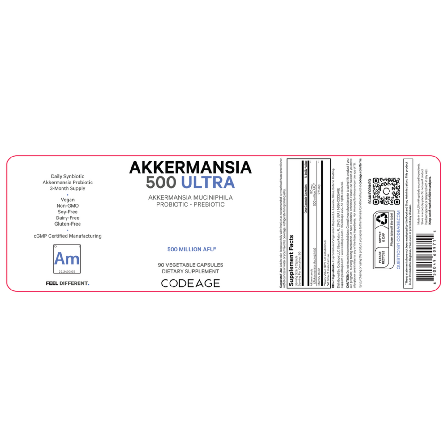 Akkermansia 500 Ultra من Codeage