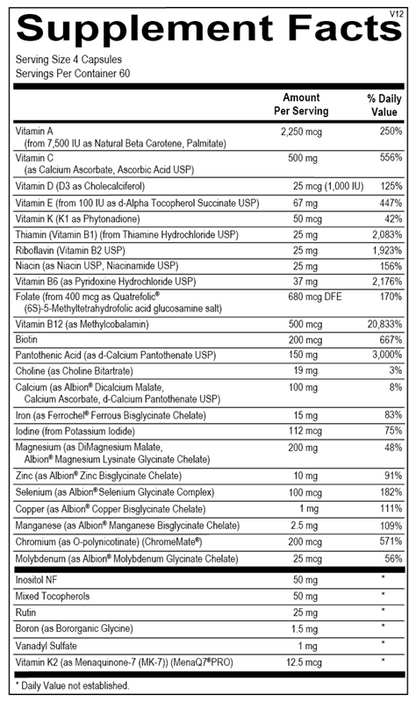 Alpha Base® Capsules w/ Iron by Ortho Molecular