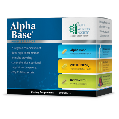 Alpha Base® Premier Packs by Ortho Molecular