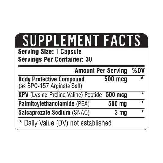 BPC157-KPV-PEA 500 Healthgevity Ingredients