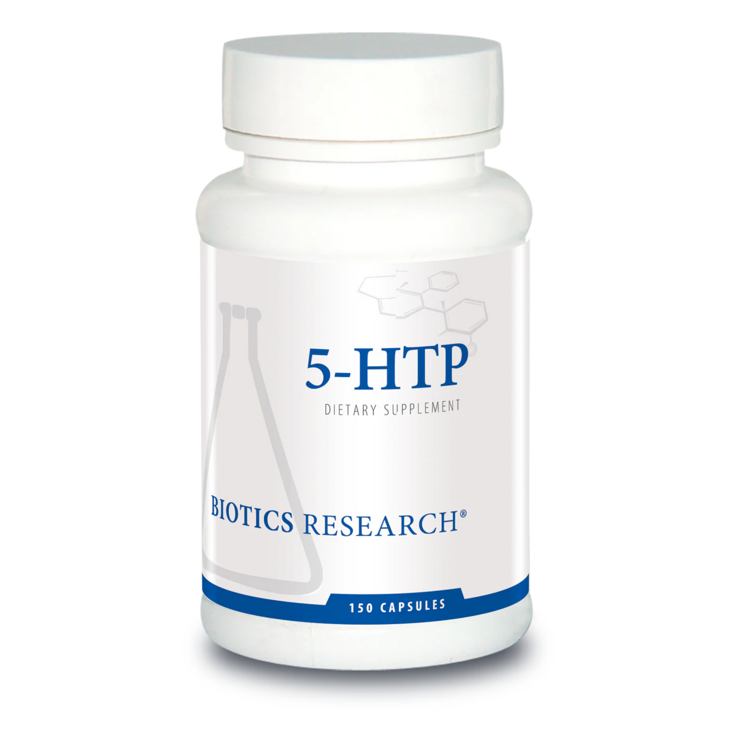 5-HTP bottle by Biotics Research for serotonin support and healthy mood