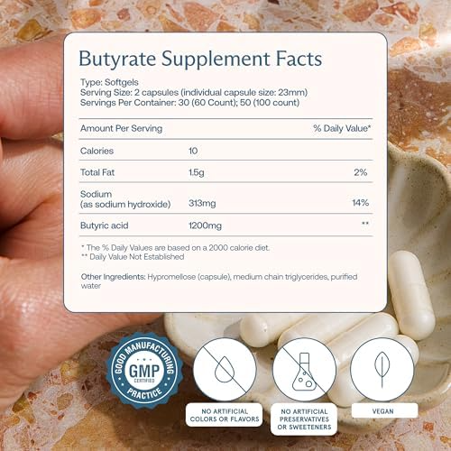 BodyBio Butyrate – Gut & Cellular Support Supplement