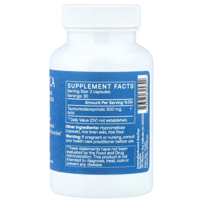 BodyBio TUDCA 60 Capsules (250 mg per Capsule)
