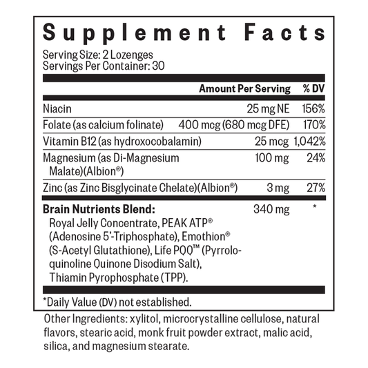 Brain Nutrients By Seeking Health