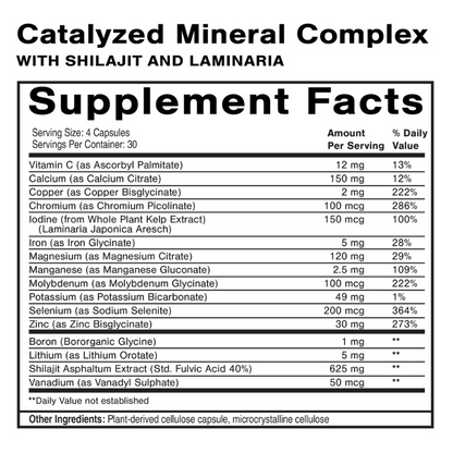 Catalyzed Mineral Complex by QuickSilver Scientific