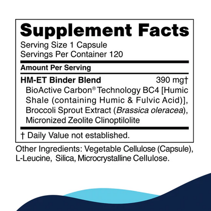 CellCore HM-ET Binder Supplement Facts