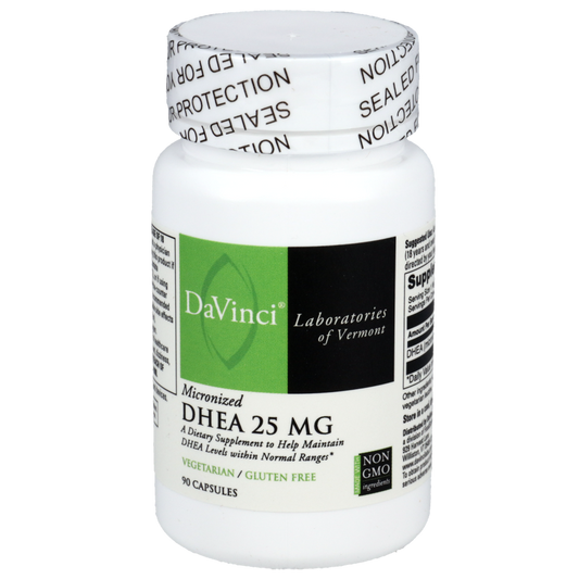 DHEA (مُجهر) 25 ملغ من DaVinci Labs 