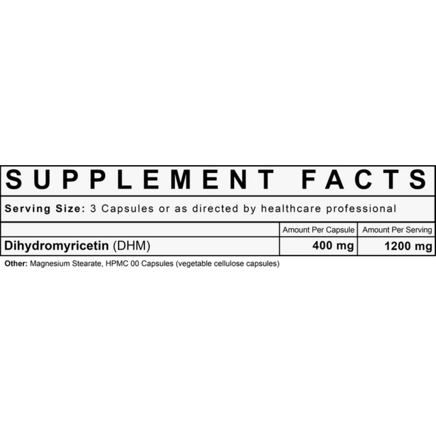 DHM LVLUP Health Ingredients