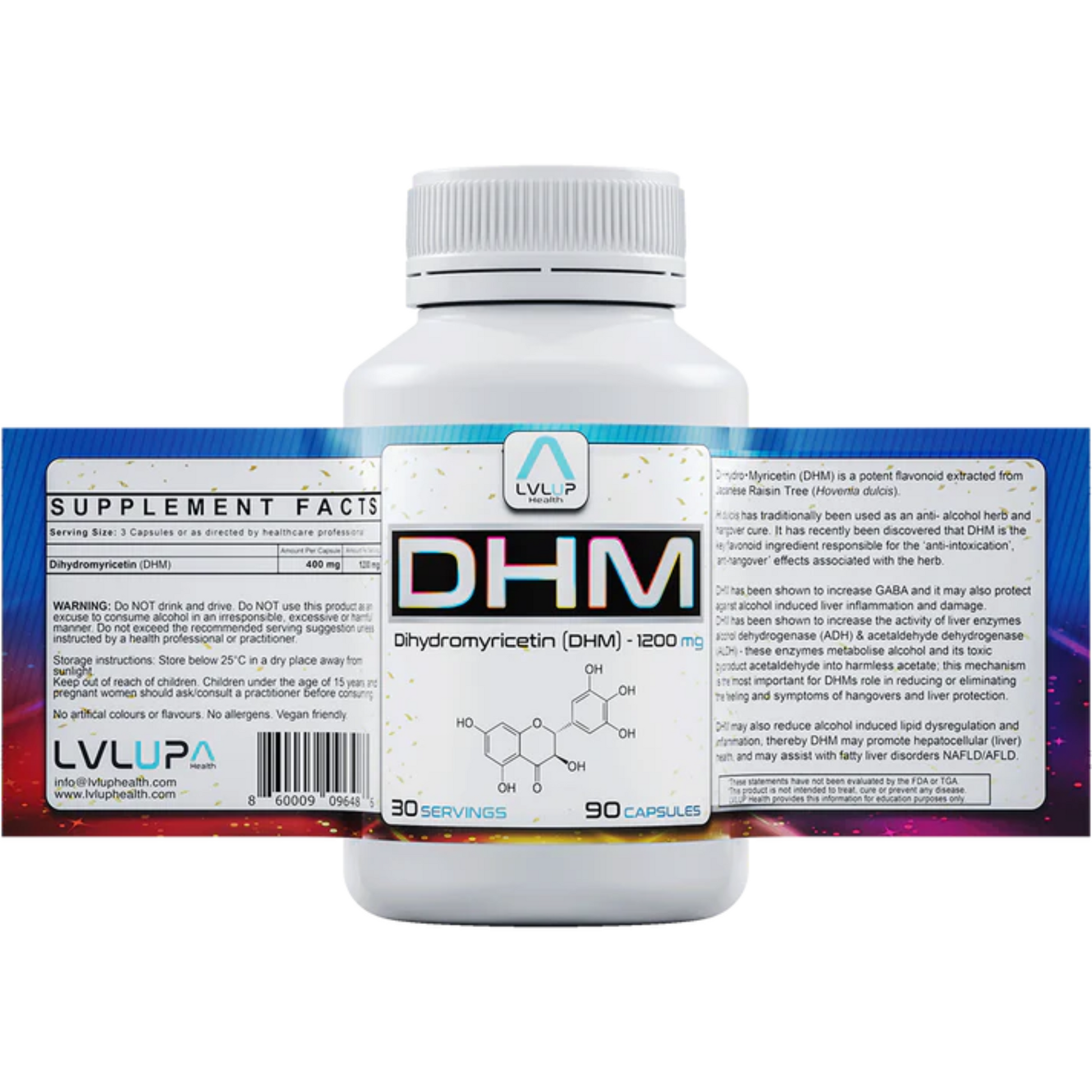 DHM LVLUP Health Label