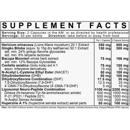 Peptides dihexa, P21, semax