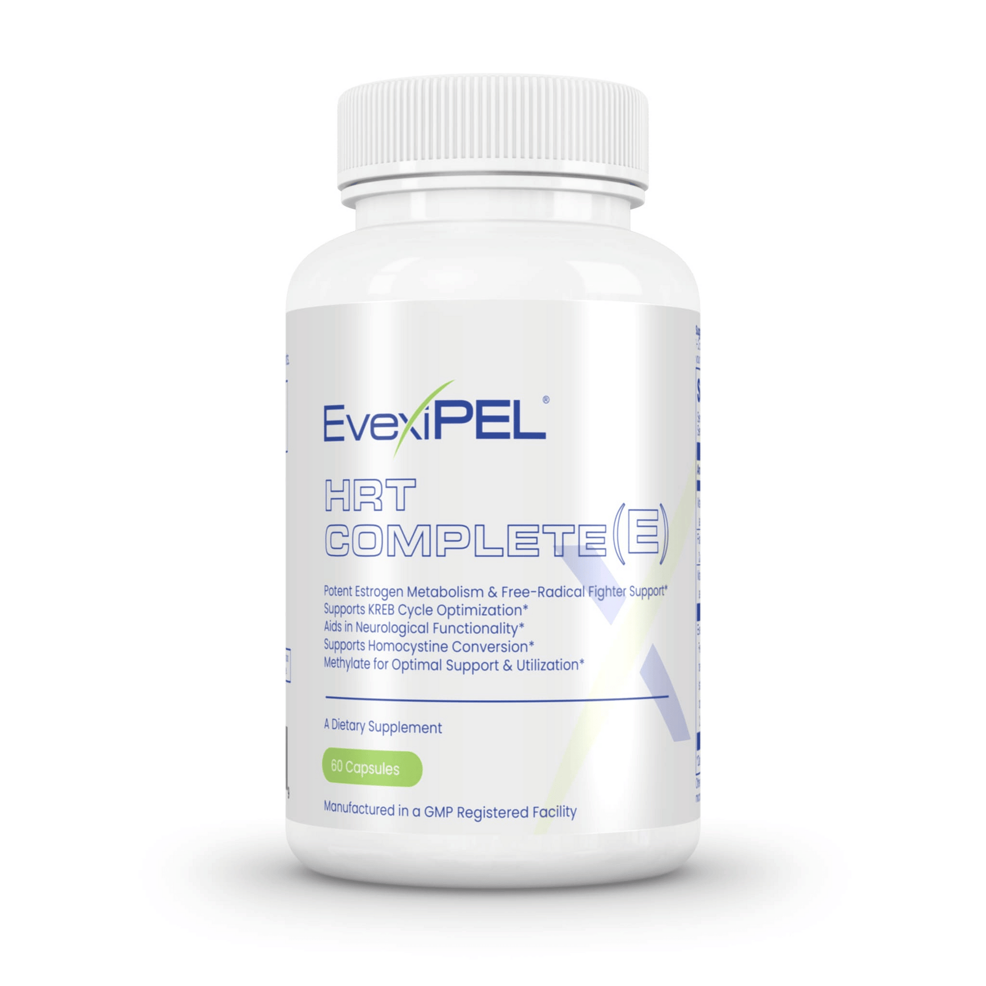 Estrogen Supplements HRT-E Evexias Front