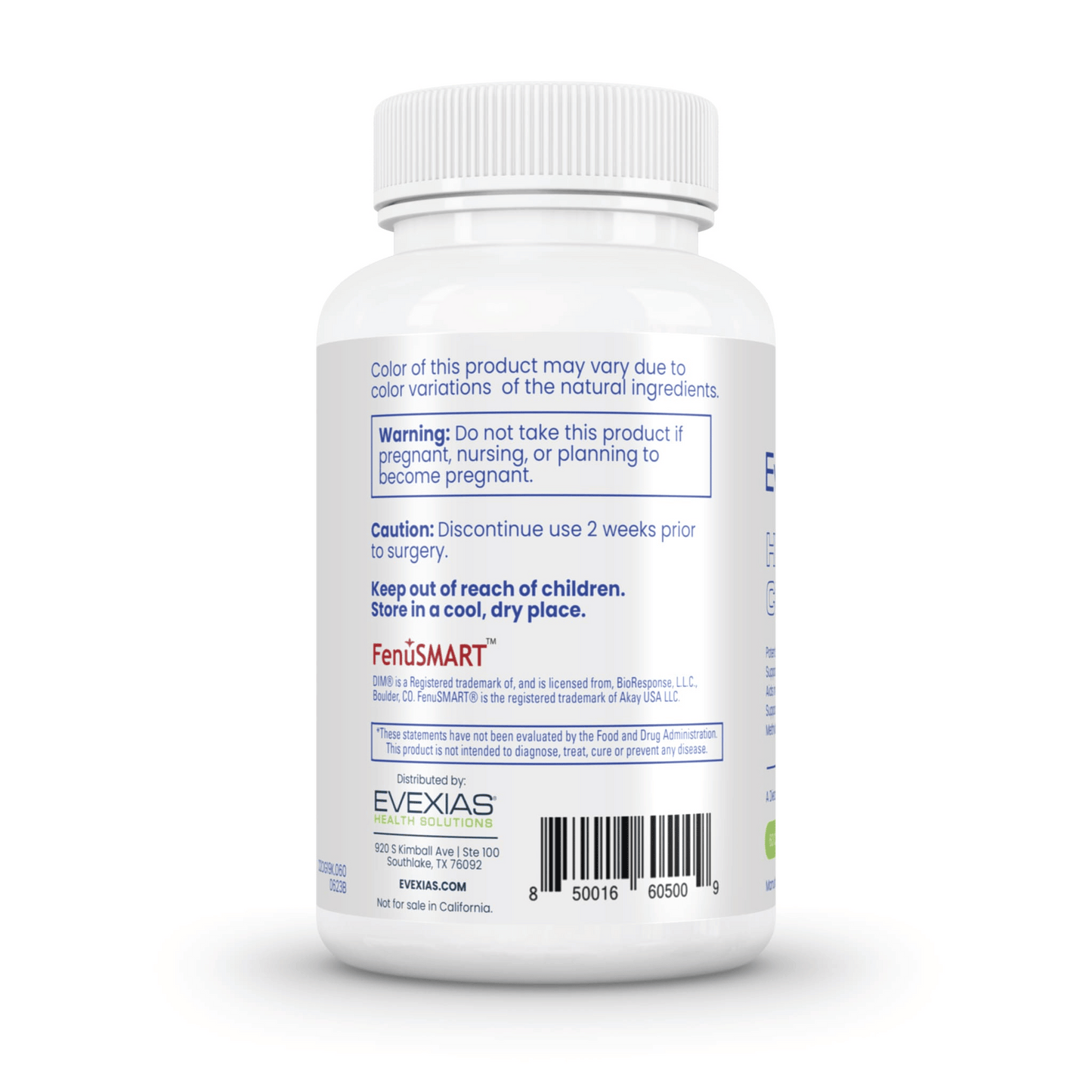 Estrogen Supplements HRT-E Evexias Side