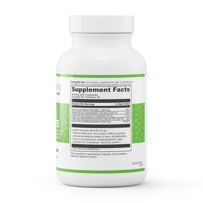Evexias Health EvexiPEL Complete supplement facts label