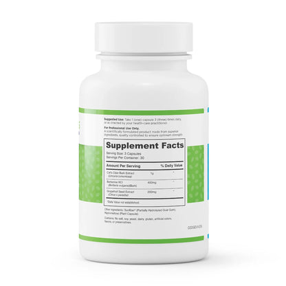 Evexias Health ReBiosis supplements bottle supplement facts and ingredients
